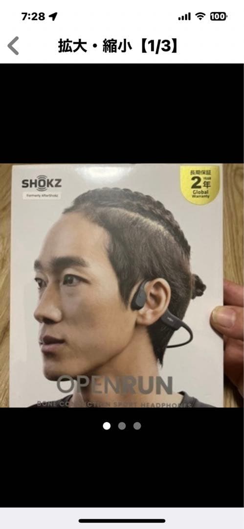 純正のイヤホン