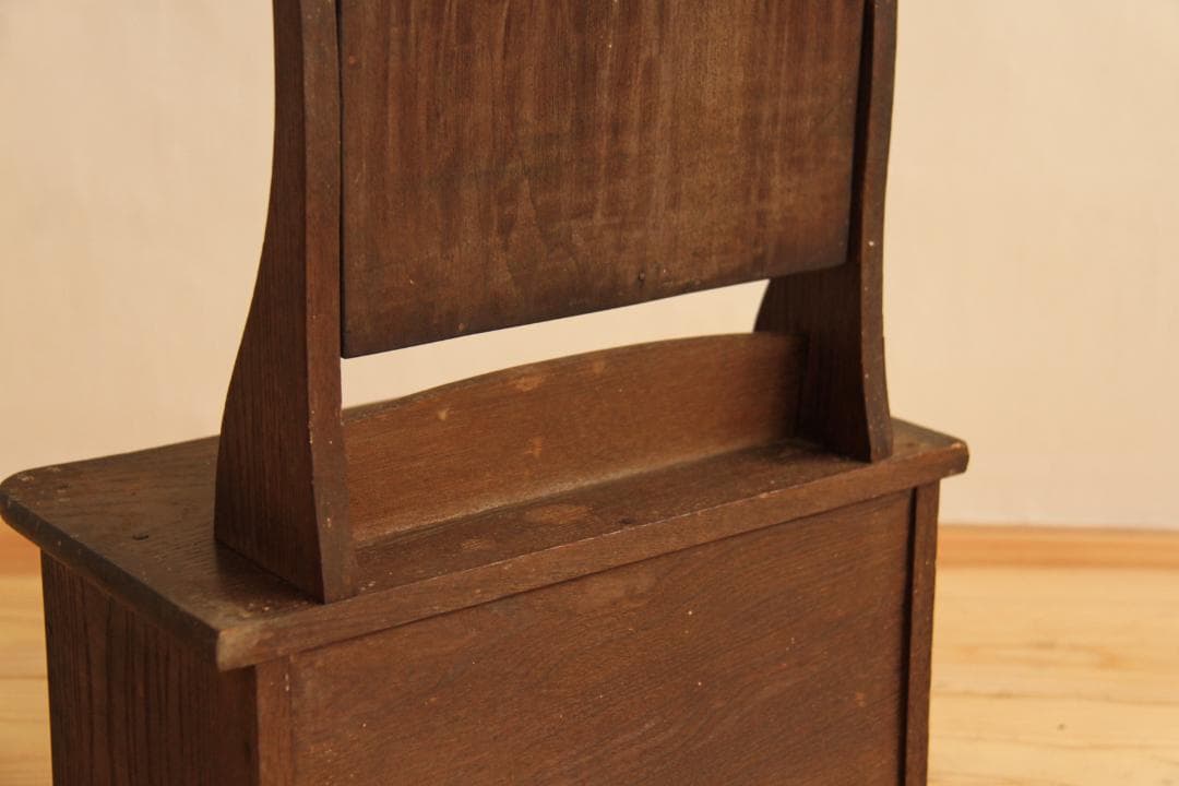 鏡台　木製　日本製　高さ62㎝　アンティーク　古道具　古家具