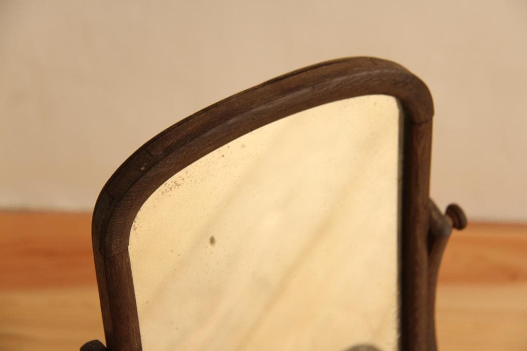 鏡台　木製　日本製　高さ62㎝　アンティーク　古道具　古家具