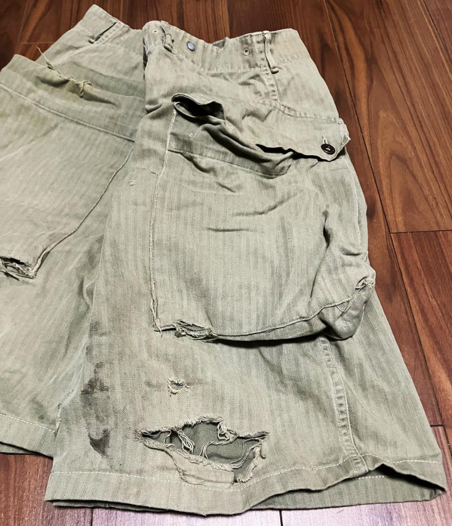 【JANK】米軍 実物 40’s U.S.M.C. P-44 HBTトラウザーズ