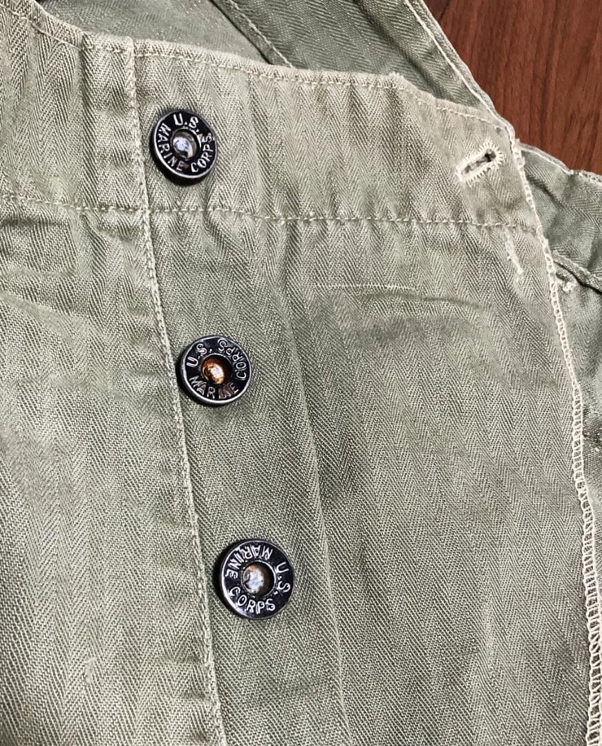 【JANK】米軍 実物 40’s U.S.M.C. P-44 HBTトラウザーズ