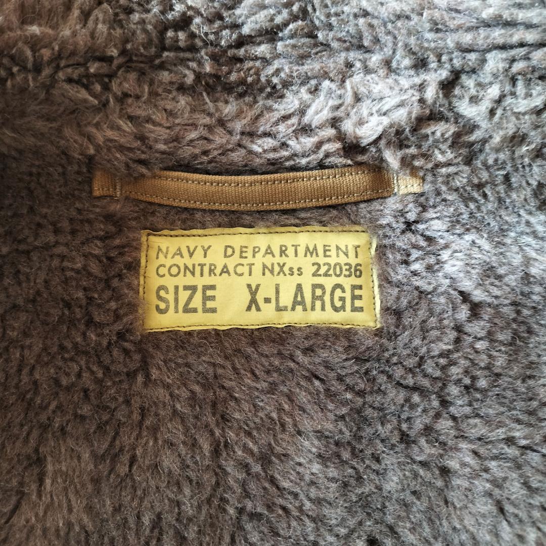 バズリクソンズ N-1 デッキジャケット XL カーキ 東洋エンタープライズ