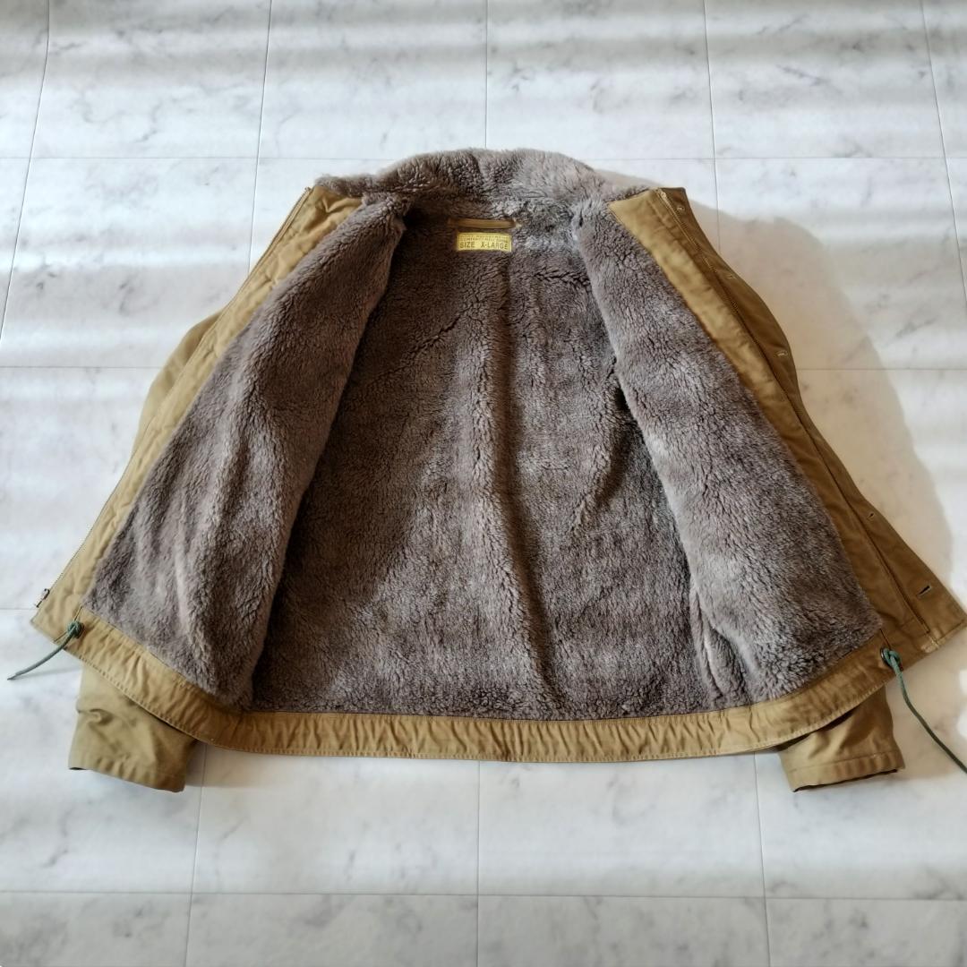 バズリクソンズ N-1 デッキジャケット XL カーキ 東洋エンタープライズ