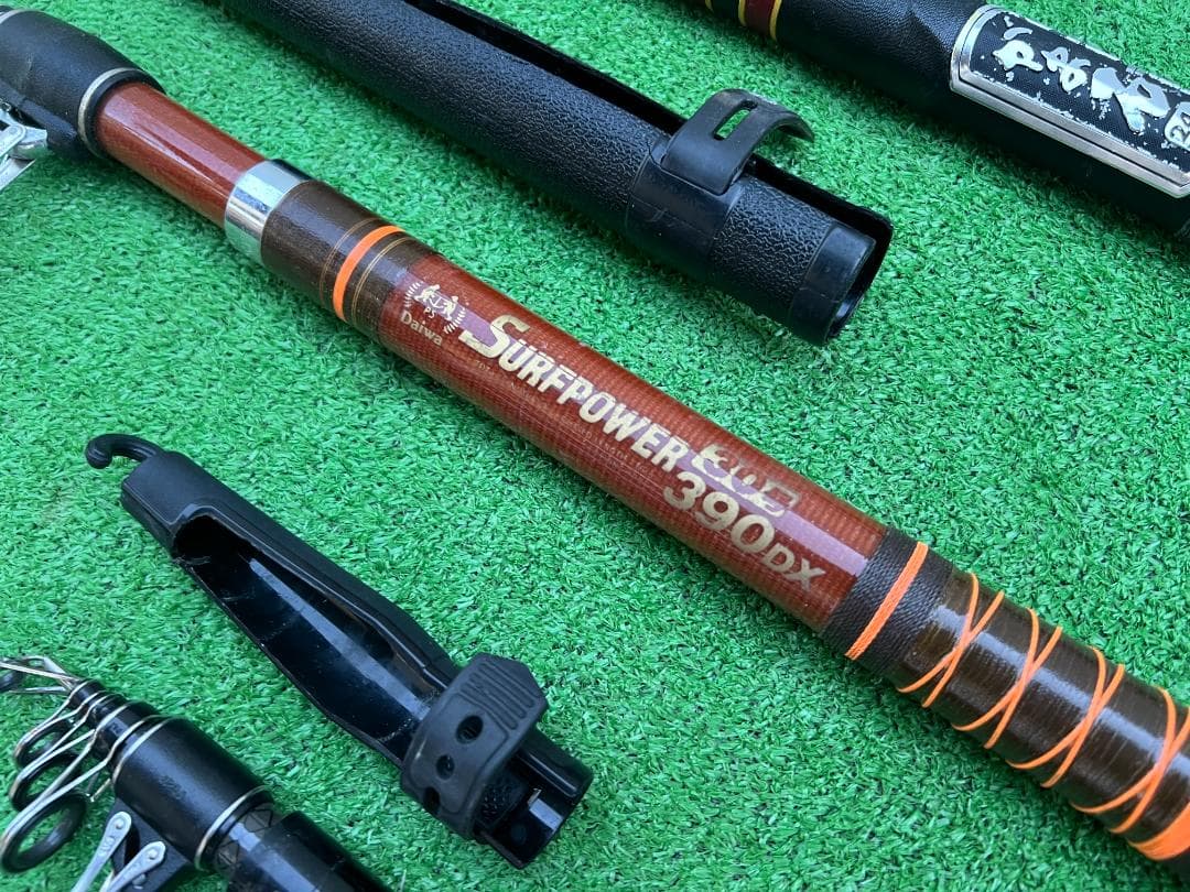 大*り様 磯竿・投げ竿 まとめ / がまかつ がま石 24号・HI-WAVE・サ