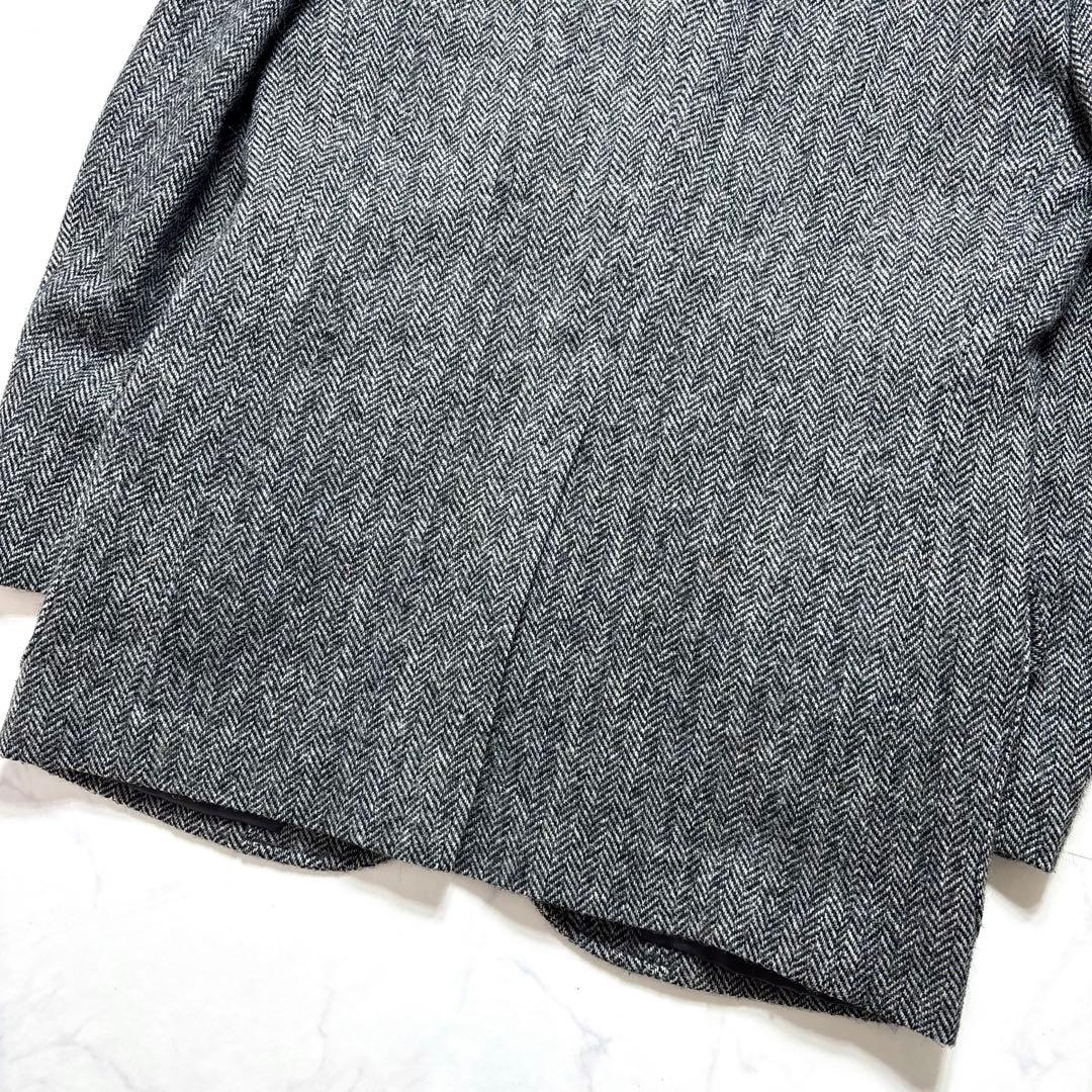 美品✨ブルックスブラザーズ テーラードジャケット ヘリンボーン グレー M