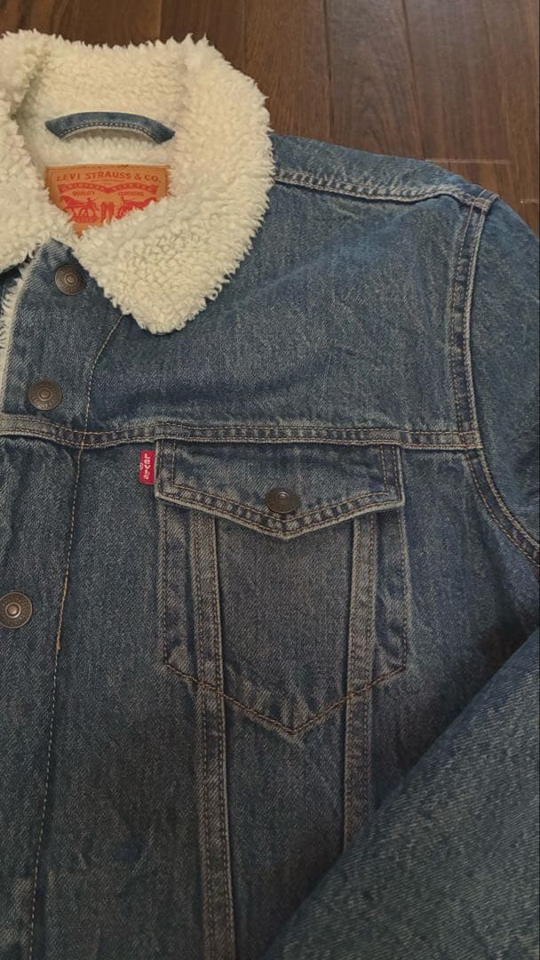 リーバイスボアデニムジージャンジャケット
