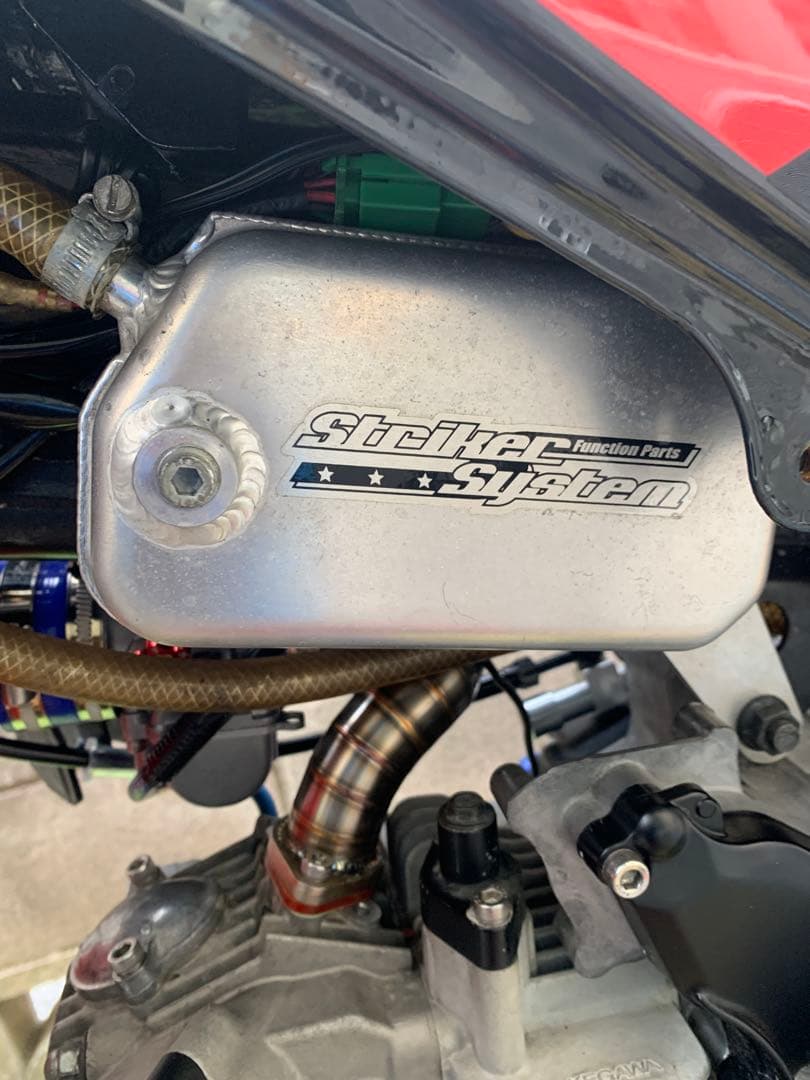 力ワサキKSR110STRIKER ストライ カーシステム オイルキャッチタンク