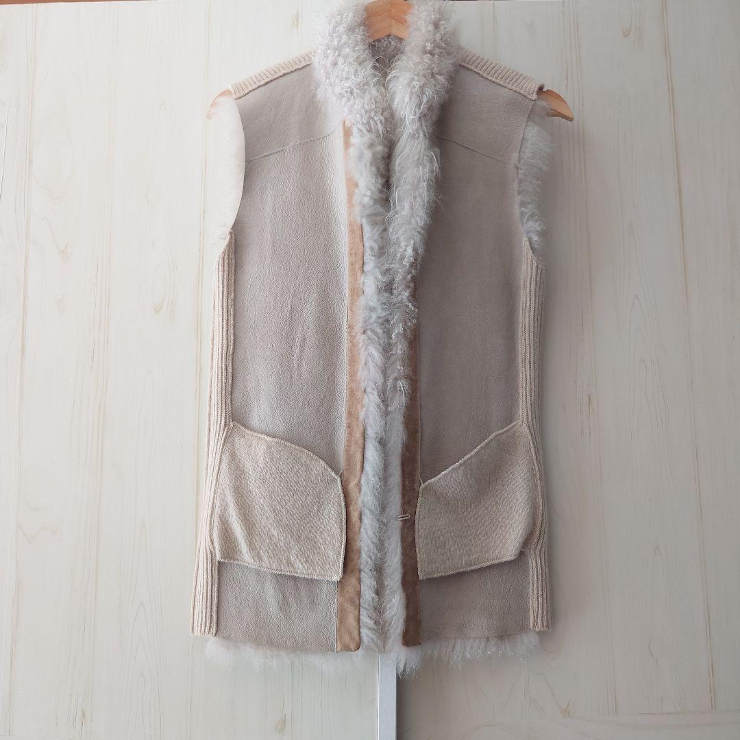 MANZONI24 マンツォーニ　マンゾーニ ファージレ　ベスト　グレージュ