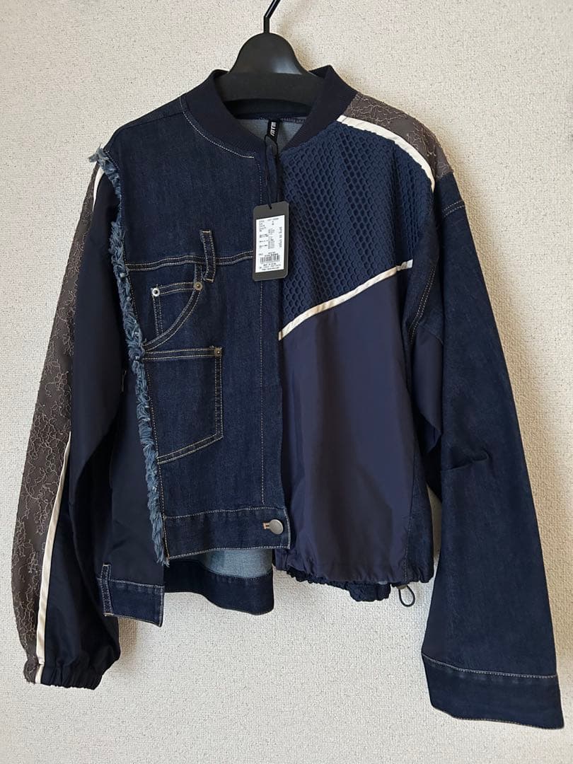 新品　AULA AILA マルチコンビネーションブルゾン　デニムジャケット
