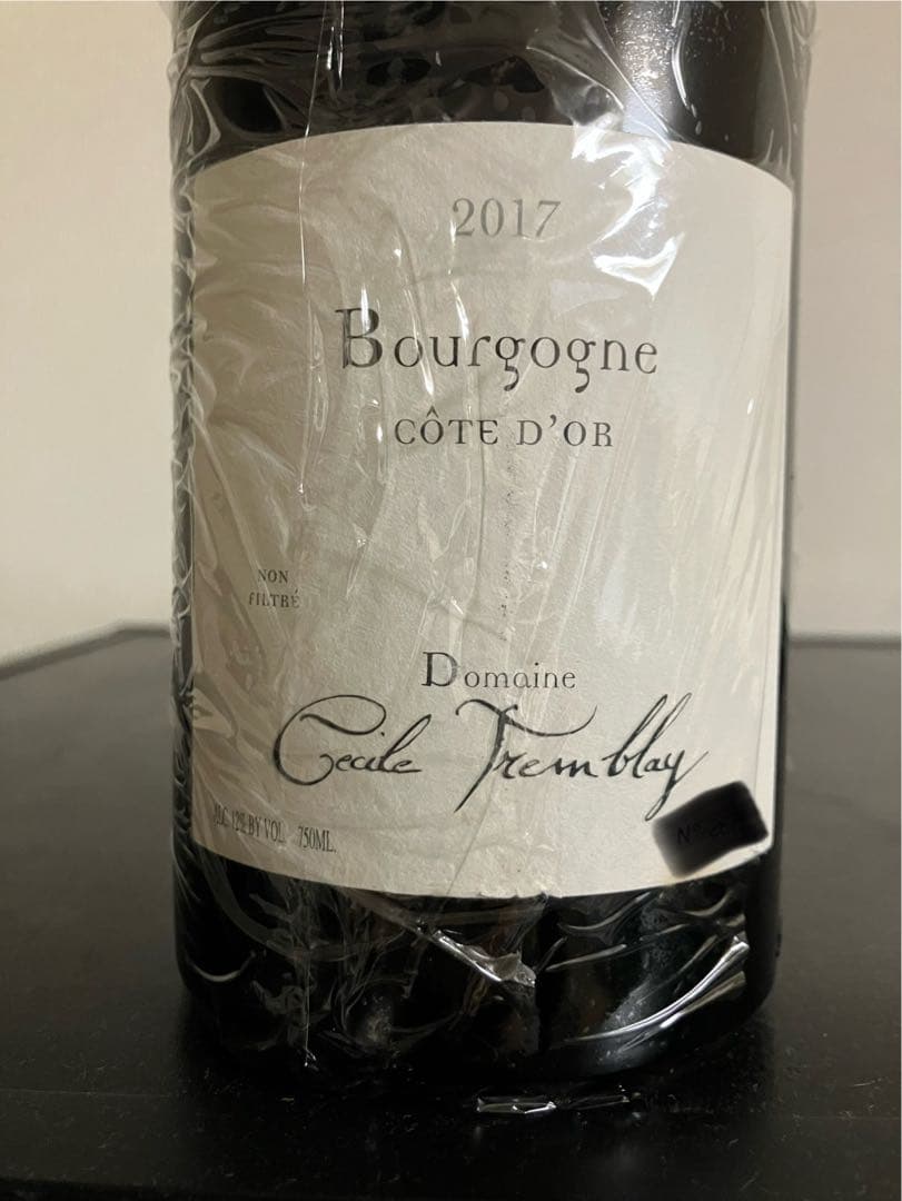 クール便着払　セシル トランブレイ ブルゴーニュ・コート・ドール　2017