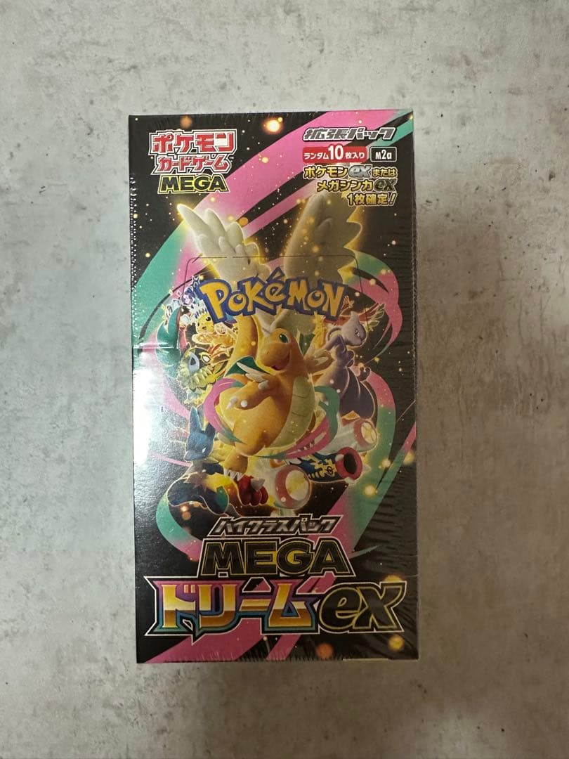 ポケモンカードゲーム MEGAドリームEX 1ボックスシュリンク付き