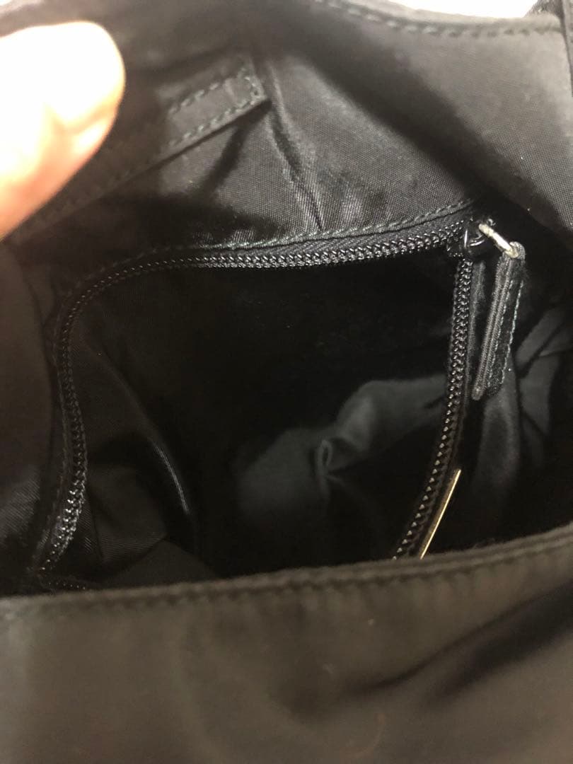 プラダ PRADA ナイロン ショルダー トートバッグ ブラック三角ロゴ