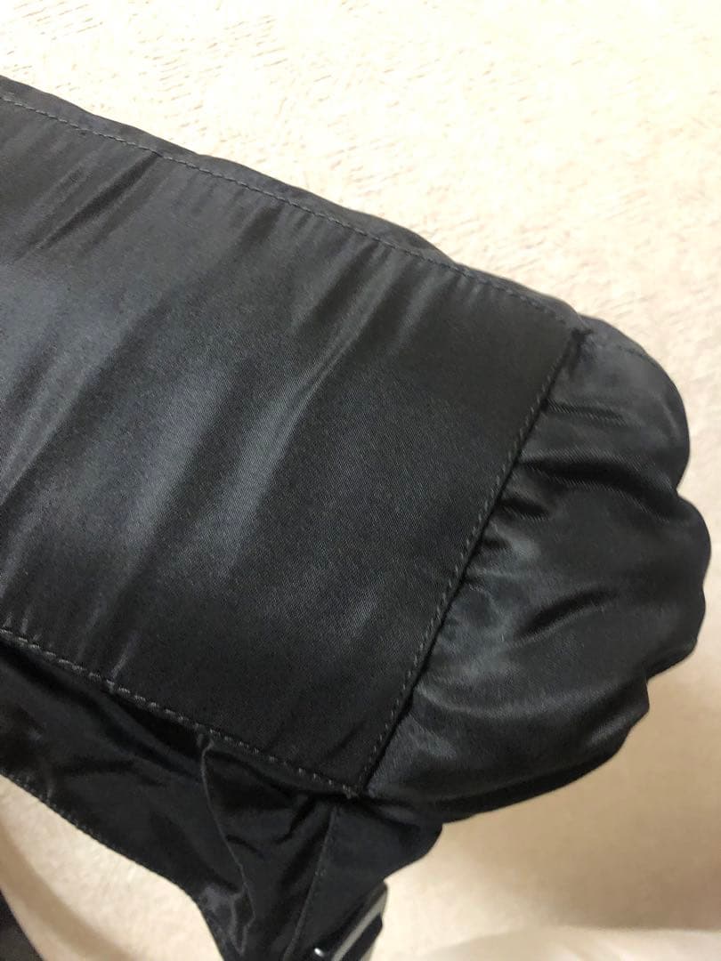 プラダ PRADA ナイロン ショルダー トートバッグ ブラック三角ロゴ