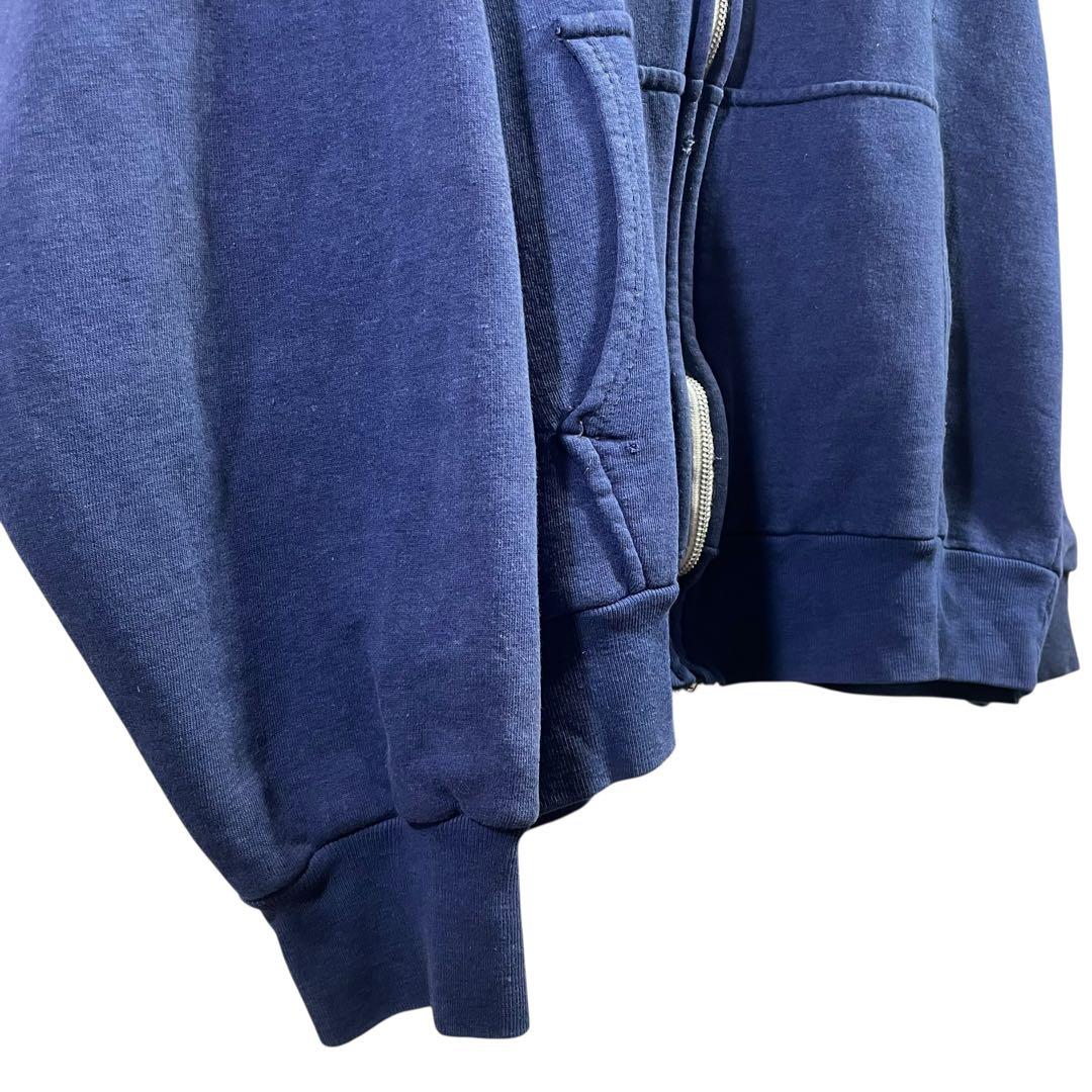 80s ダブルフェイス　ジップパーカー　ルーマニア製　L