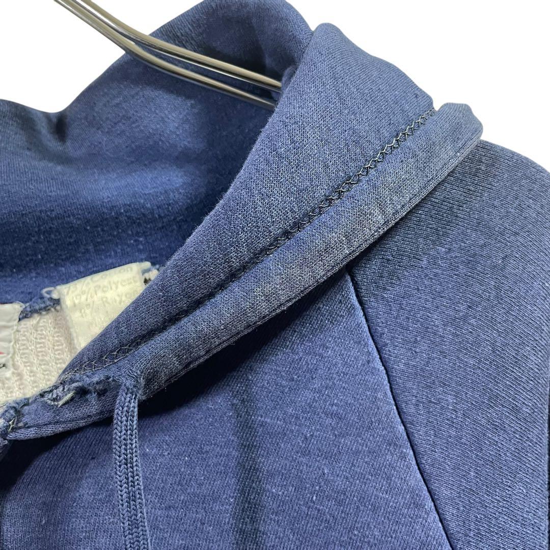 80s ダブルフェイス　ジップパーカー　ルーマニア製　L