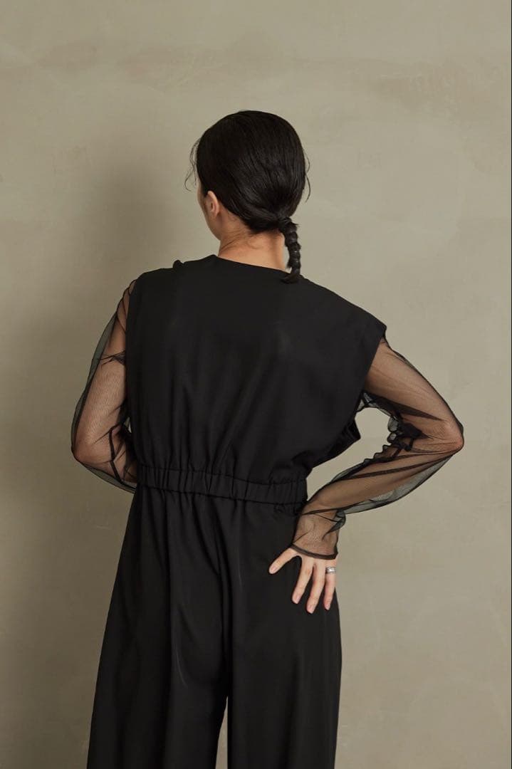 kana / niana セットアップ スタンドアウトカラーオールインパンツ　M