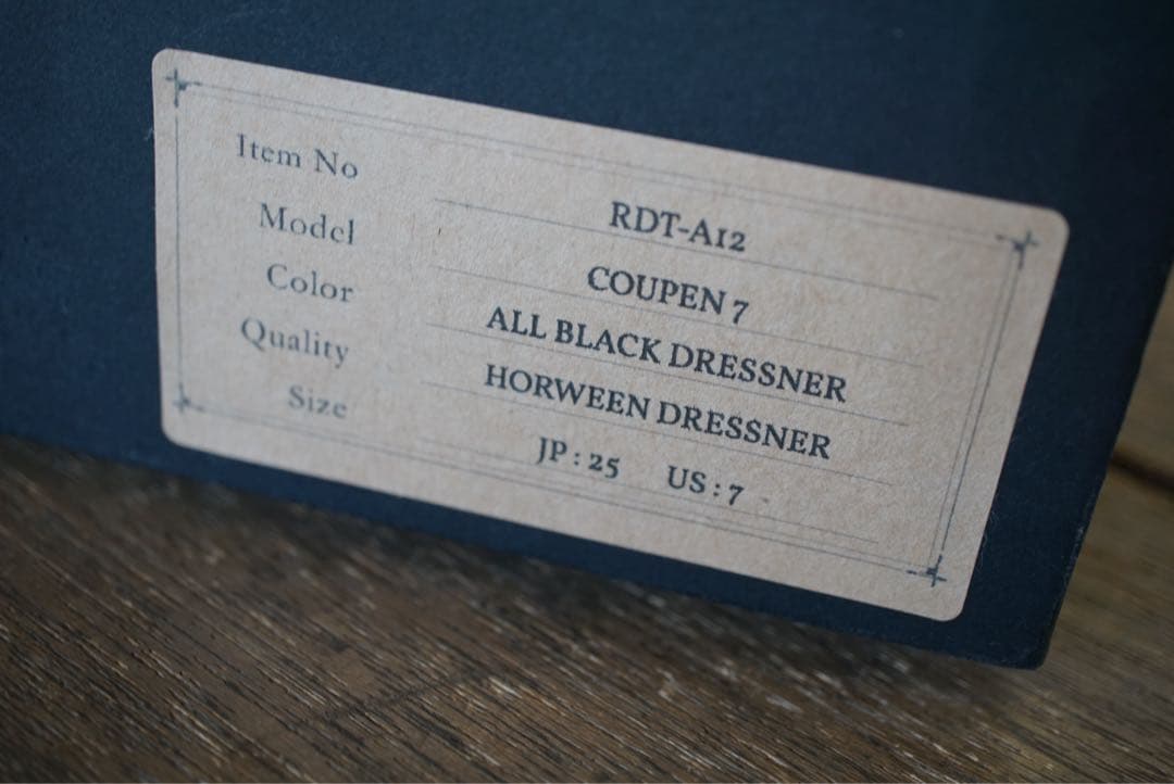 ROLLING DUB TRIO COUPEN 7 US7 黒 ブーツ