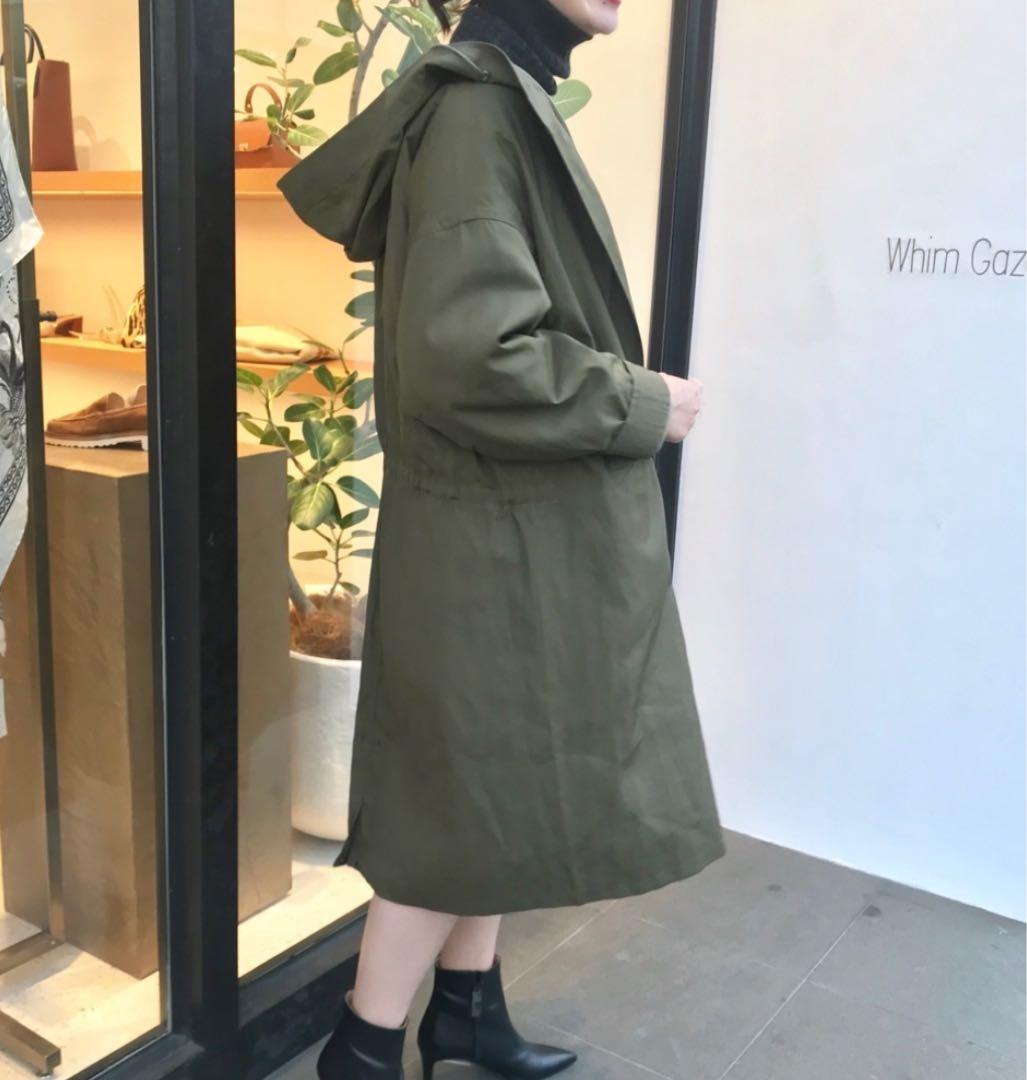 美品【Whim Gazette】ウィム ガゼット　モッズコート　ライナー付カーキ