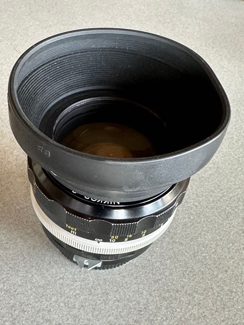 Nikon F2 Photomic 55mm F1.2、説明書、牛革製純正ケース