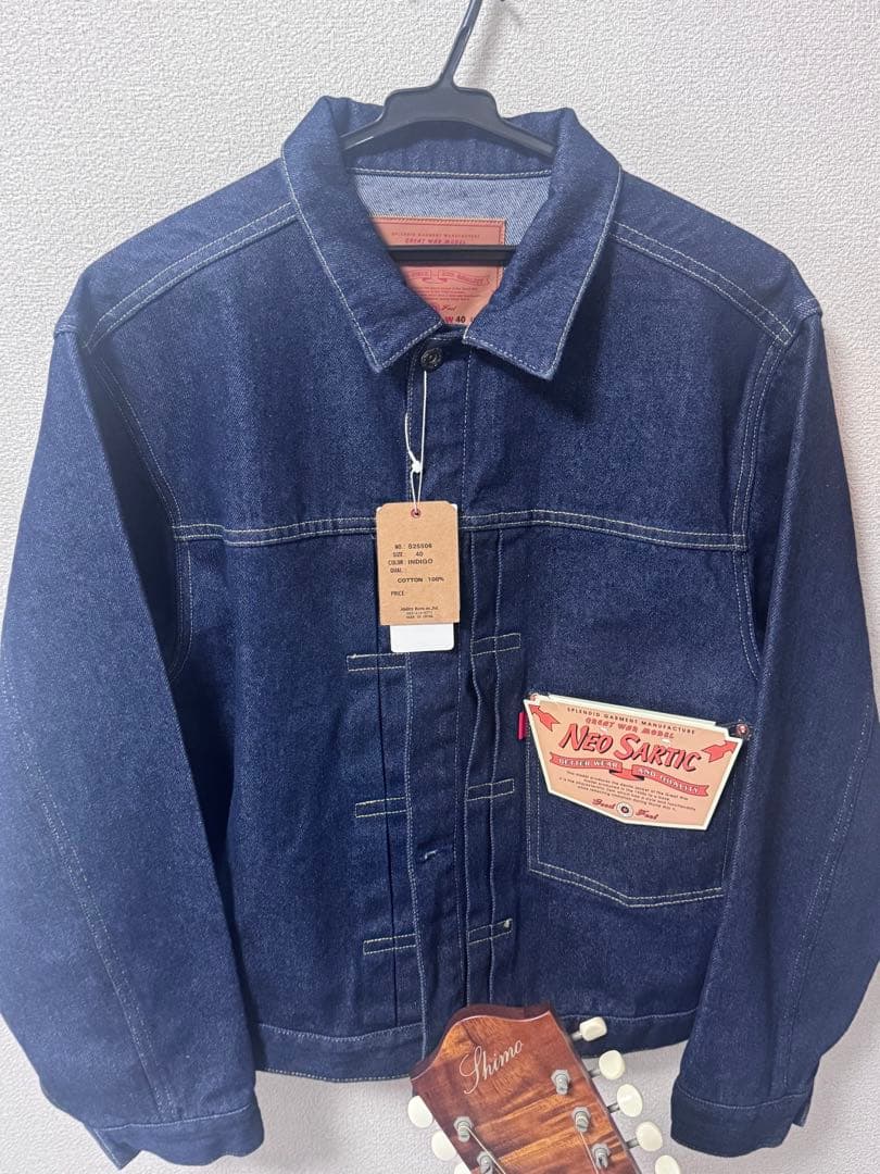 大戦モデル 革パッチ デニムジャケット Ｇジャン NEOSARTIC