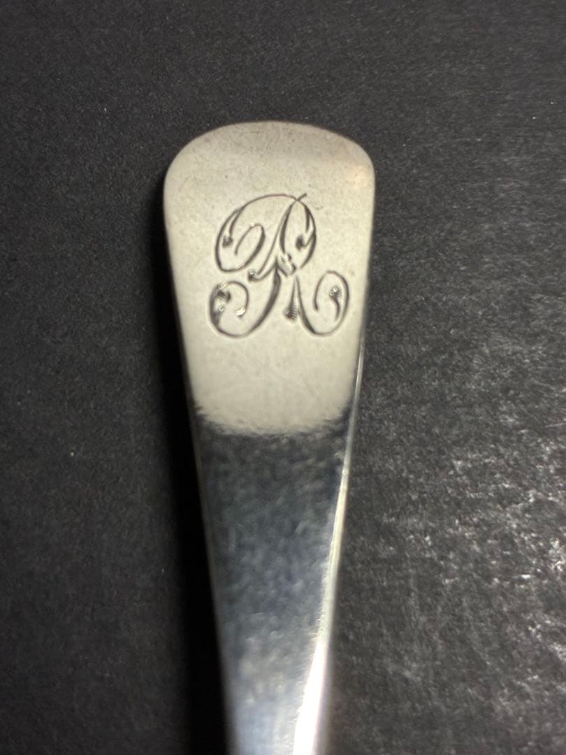 英国アンティーク 1810年 ジョージアン 純銀 ティースプーン ロンドン製