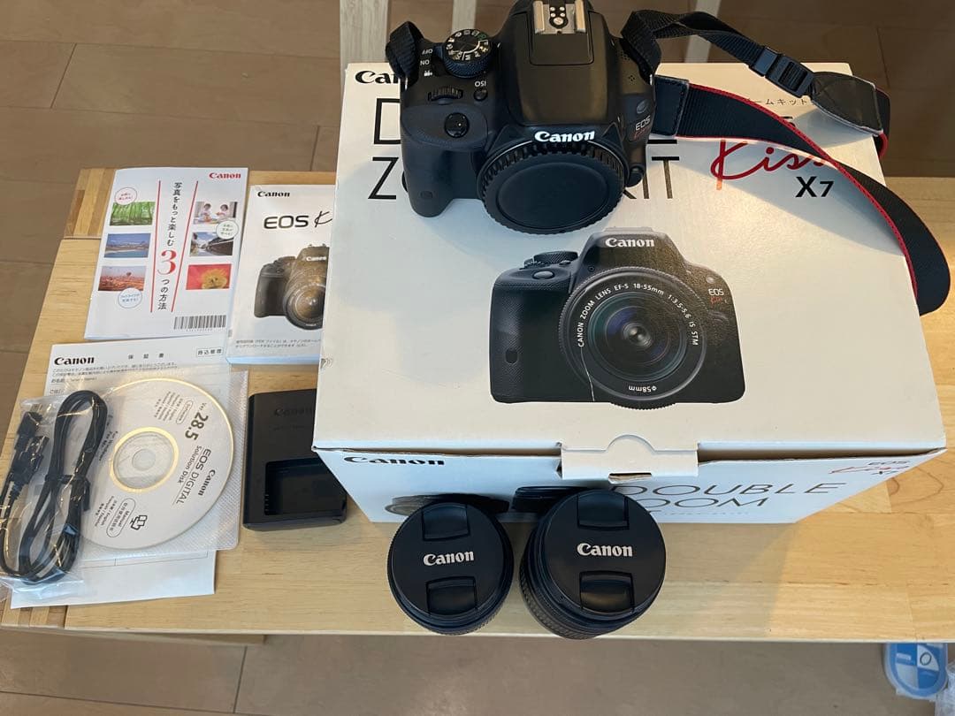 【故障なし】Canon EOS Kiss X7 ダブルズームキット