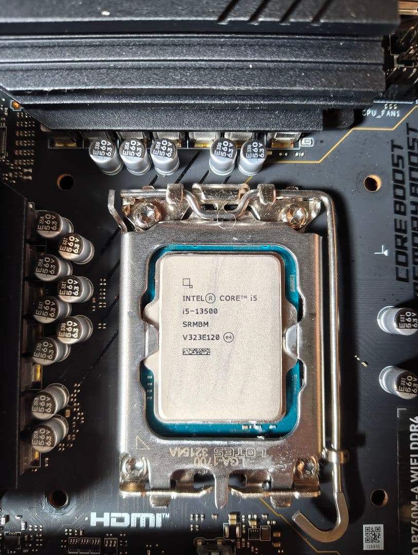 IntelCorei5-13500+マザボ、DDR4-3200-16GB×2