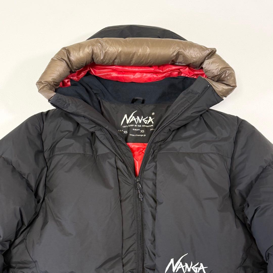 ナンガ ノーザンライトダウンジャケット アウター フード ブラック S