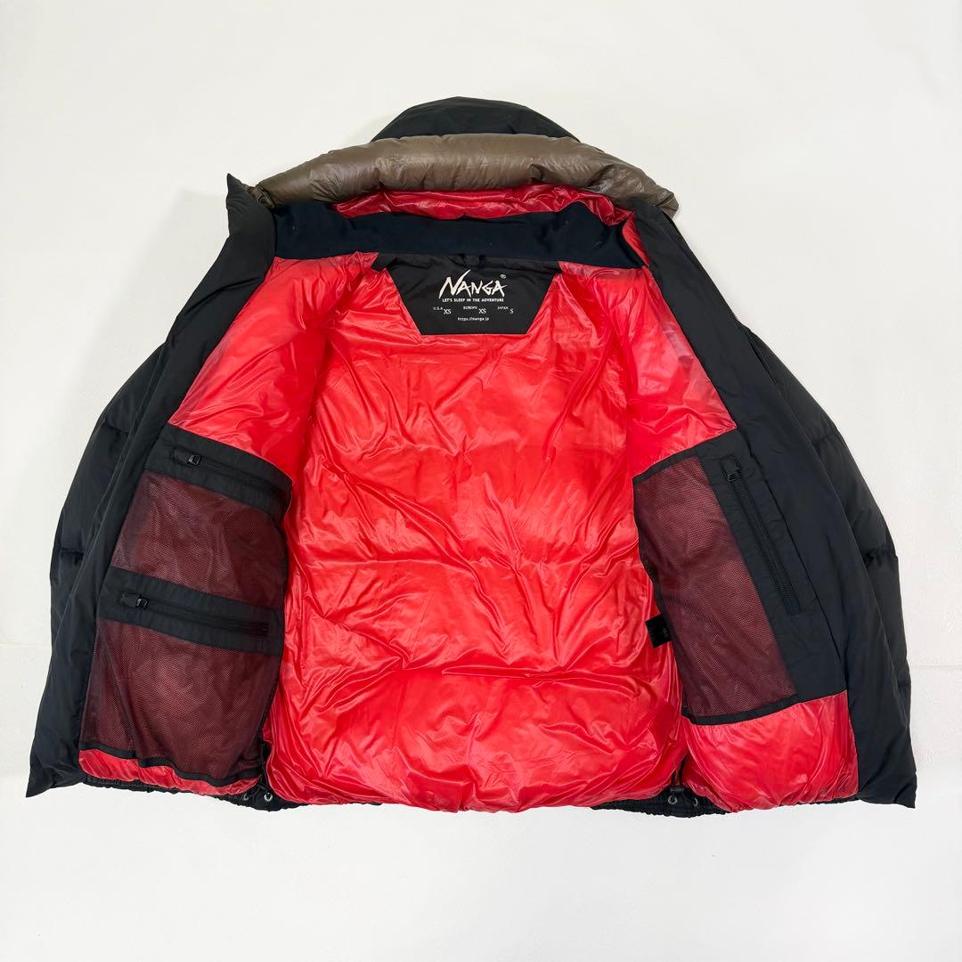 ナンガ ノーザンライトダウンジャケット アウター フード ブラック S