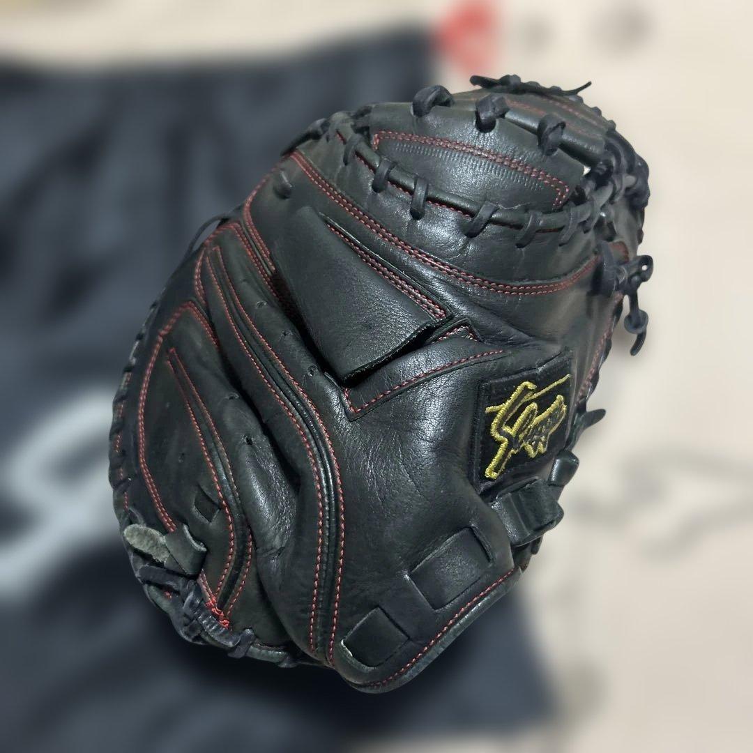 久保田スラッガー　KUBOTA SLUGGER 黒 軟式野球　キャッチャーミット