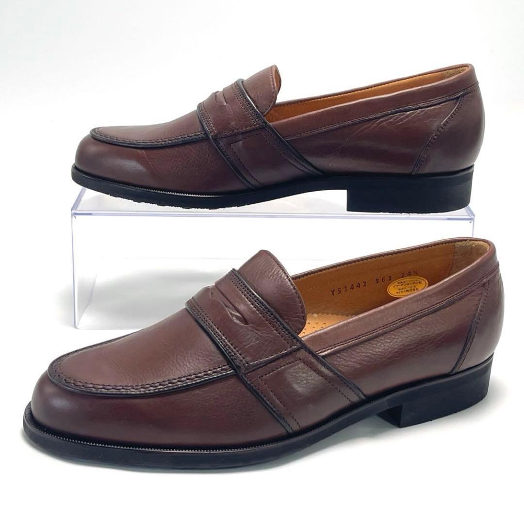 セール価格 YVES SAINT LAURENT ローファー ブラウン