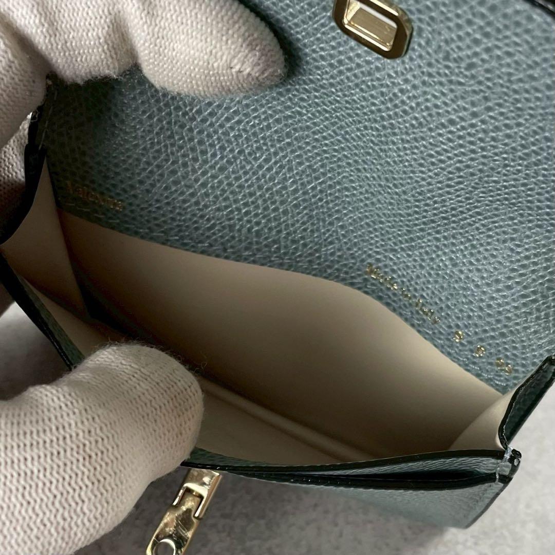 極美品✨ valextra ブレラ カードケース レザーケース コンパクト財布