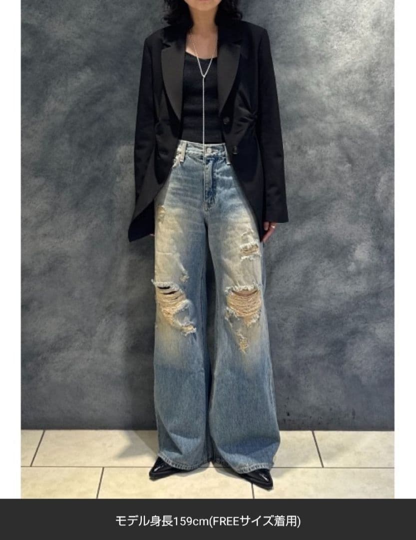 SLY　ウエスト ギャザー テイラー ジャケット