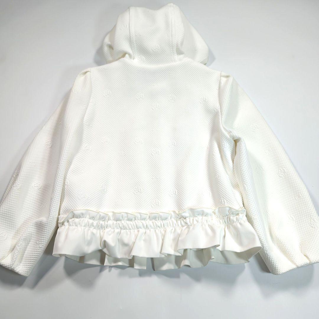 M'S GRACY エムズグレイシー エンボス フラワー　パーカー　ブルゾン