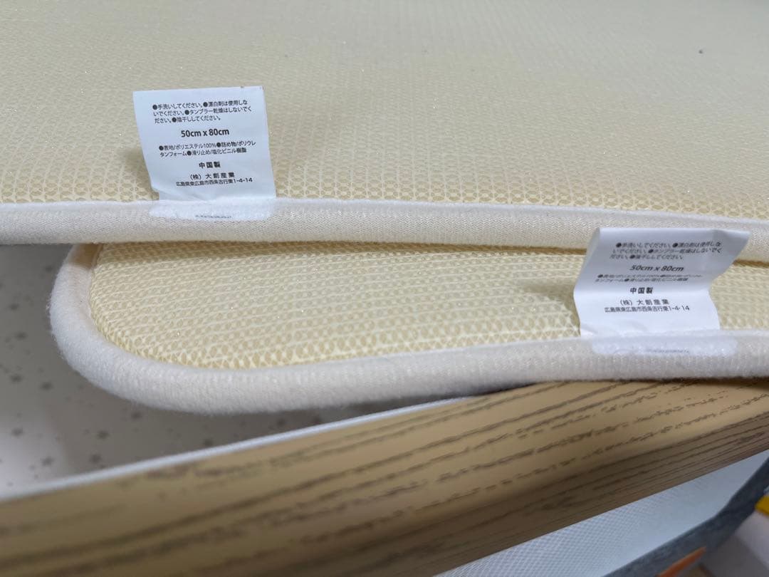 【美品】HZDMJ ベビーベッド　グレー