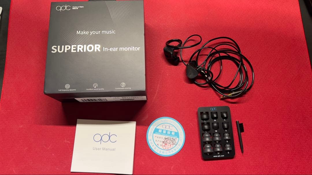 qdc SUPERIOR インイヤーモニター