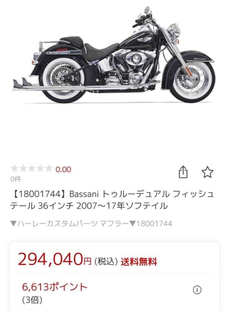 ハーレーダビッドソン　バッサーニ　フルエキ