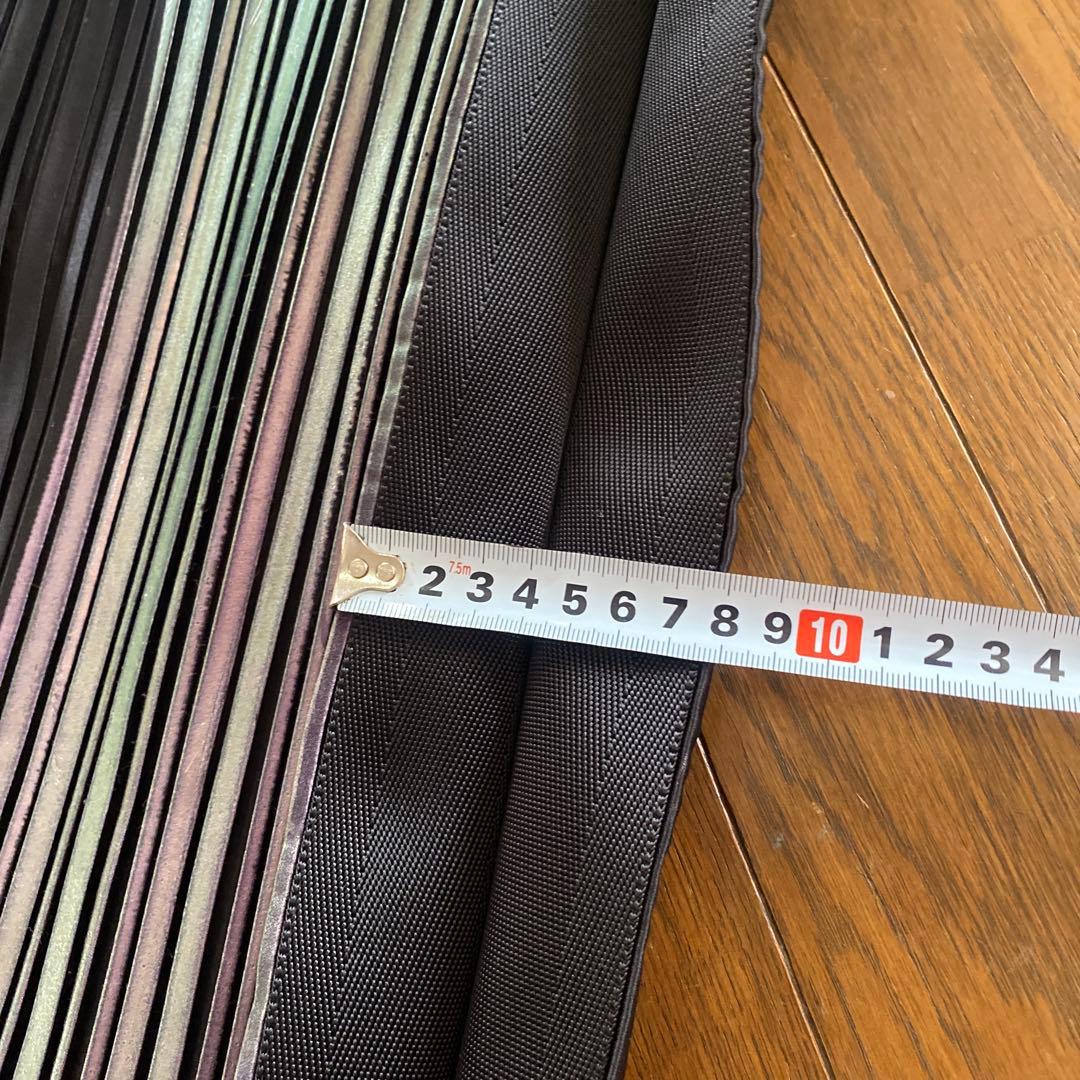 イッセイミヤケプリーツプリーズ　箔ショルダープリーツバック