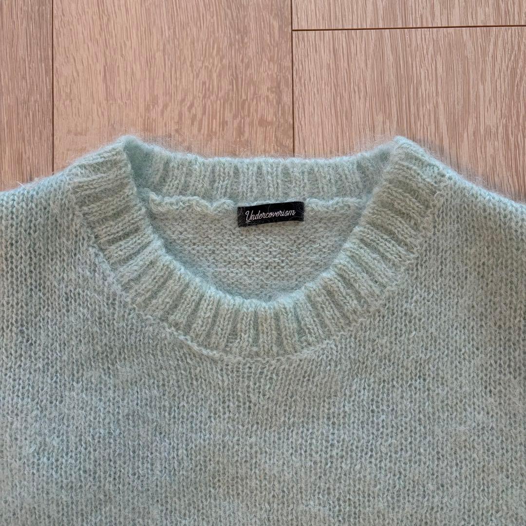 Undercoverism モヘアニット　ライトブルー