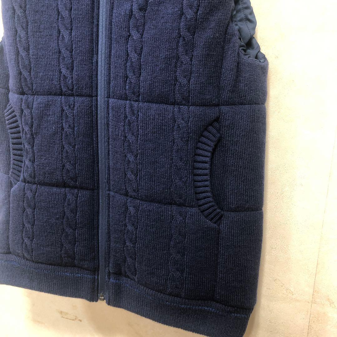 ルコックスポルティフレディスゴルフ中綿入りベストLネイビー