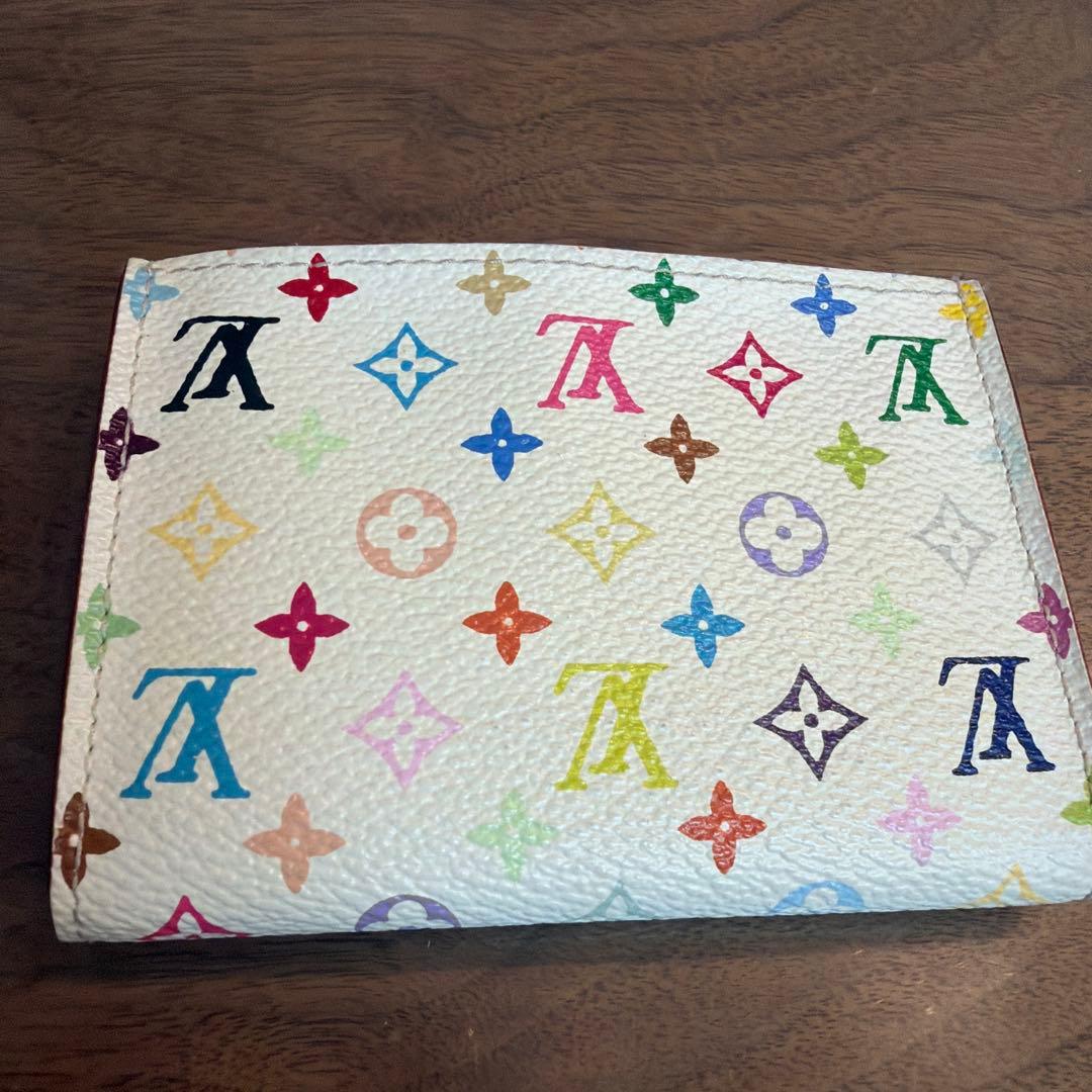 ルイヴィトン モノグラム マルチカラー 名刺入れ カードケース 財布