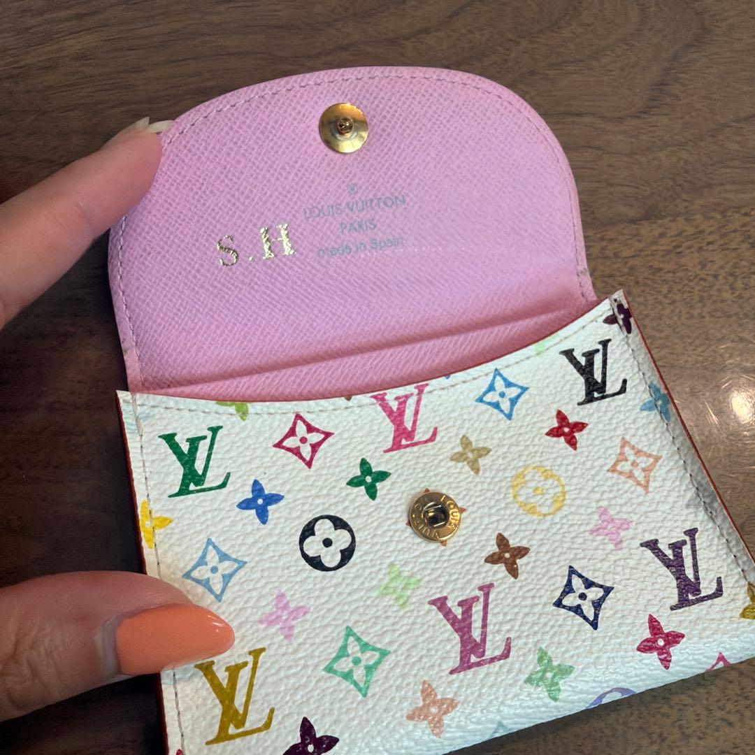 ルイヴィトン モノグラム マルチカラー 名刺入れ カードケース 財布