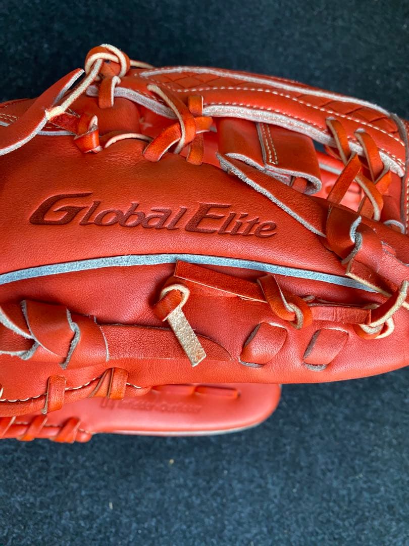 Mizuno Global Elite グローブ オレンジ
