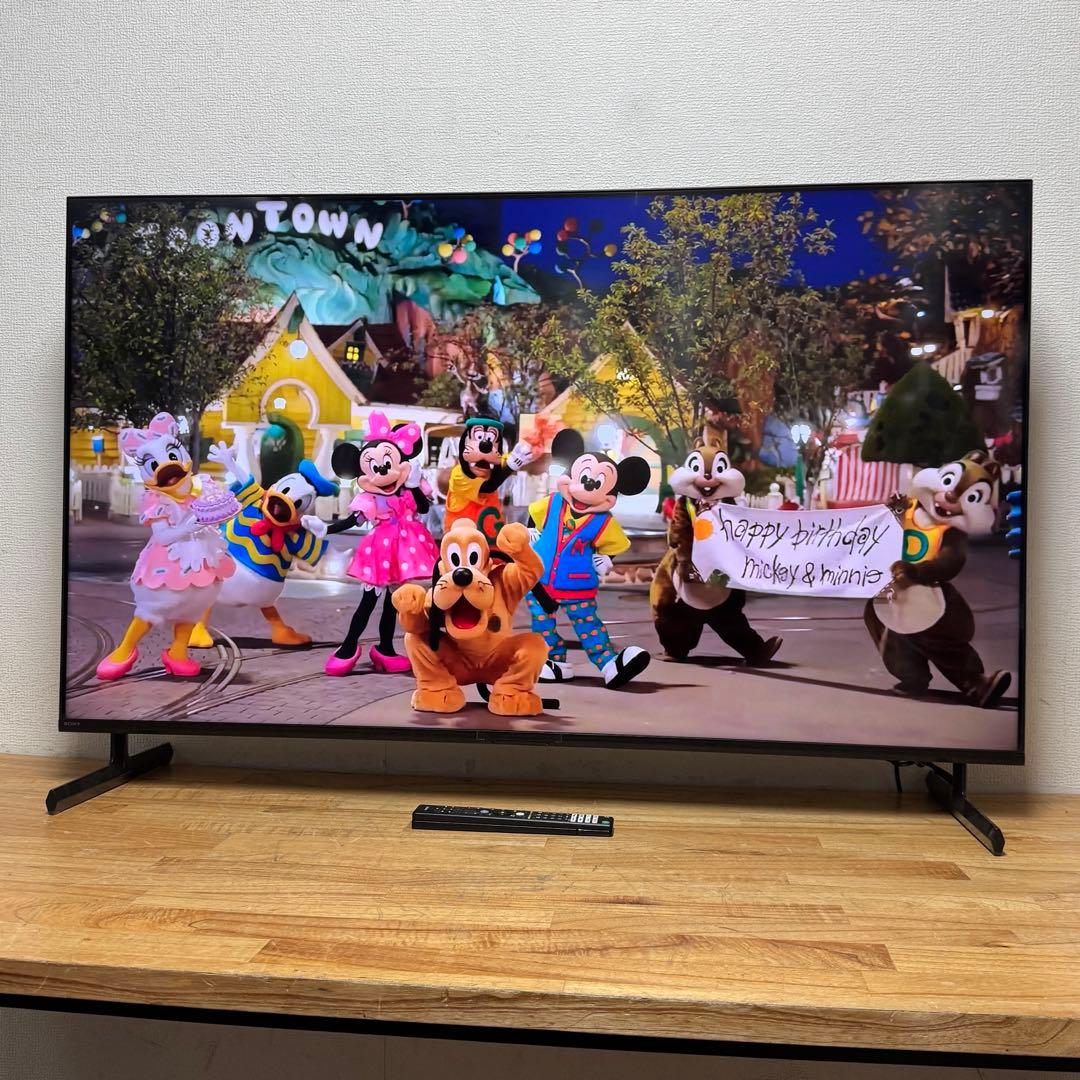 SONY 65V型 4K 液晶テレビ BRAVIA KJ-65X80K アプリ○