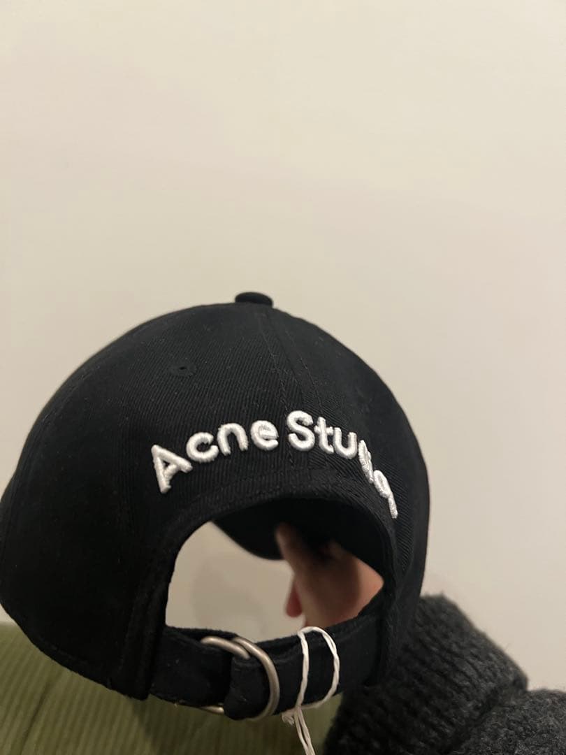 Acne Studios ブラック ベースボールキャップ