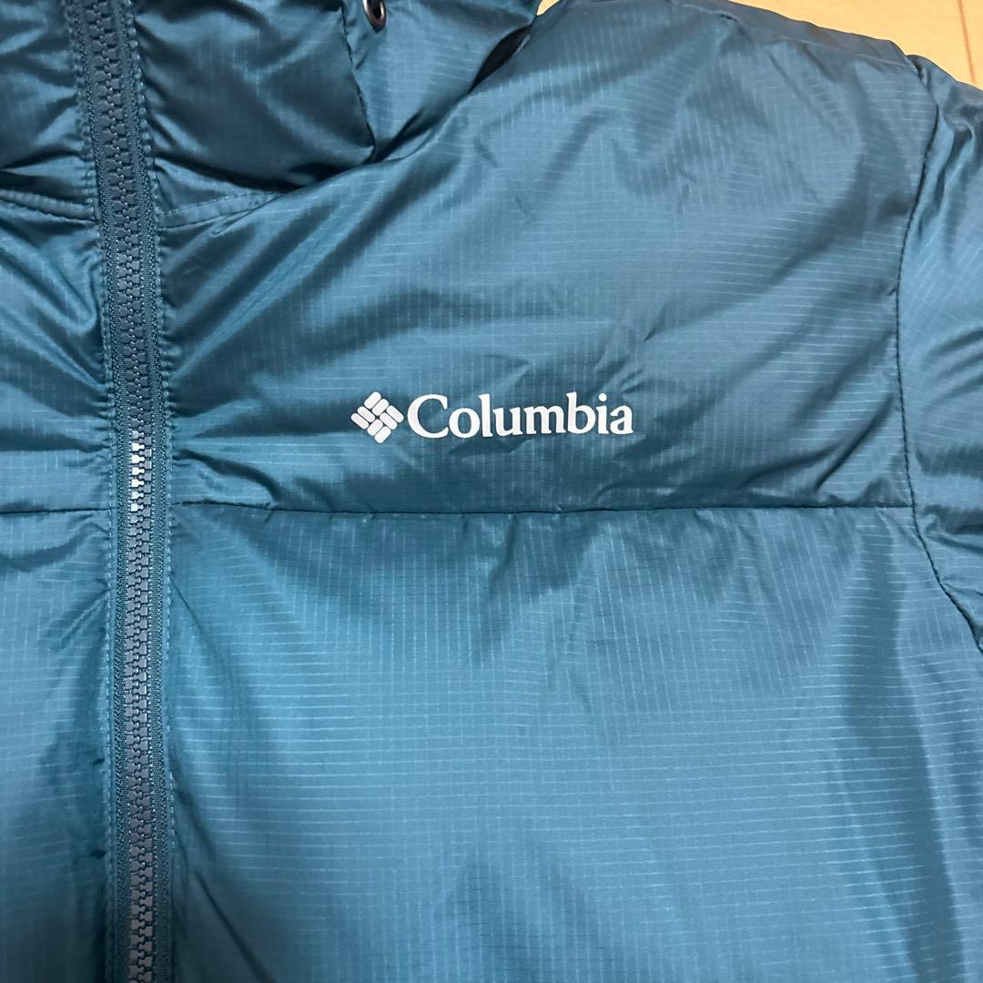 【激レア】Columbia フード付きダウンジャケット M 青