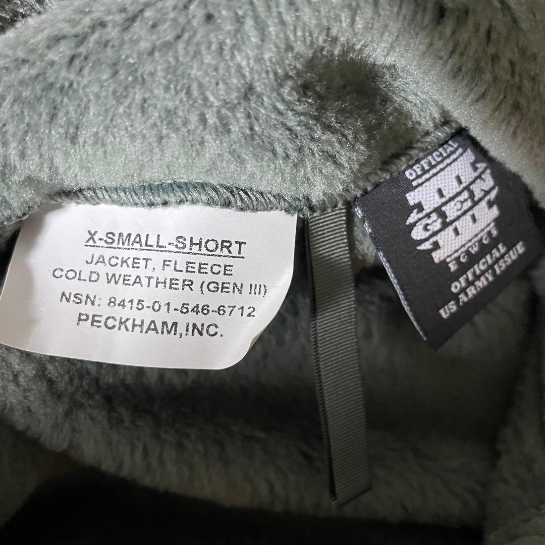 アメリカ軍 ECWCS level3 ポーラテック フリース XS-S