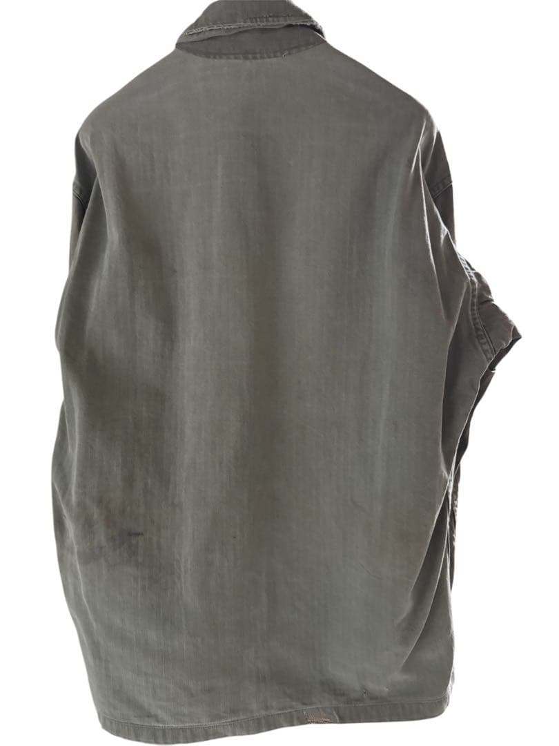 希少40s US ARMY M43 HBT ヘリンボーンツイル13スターボタン