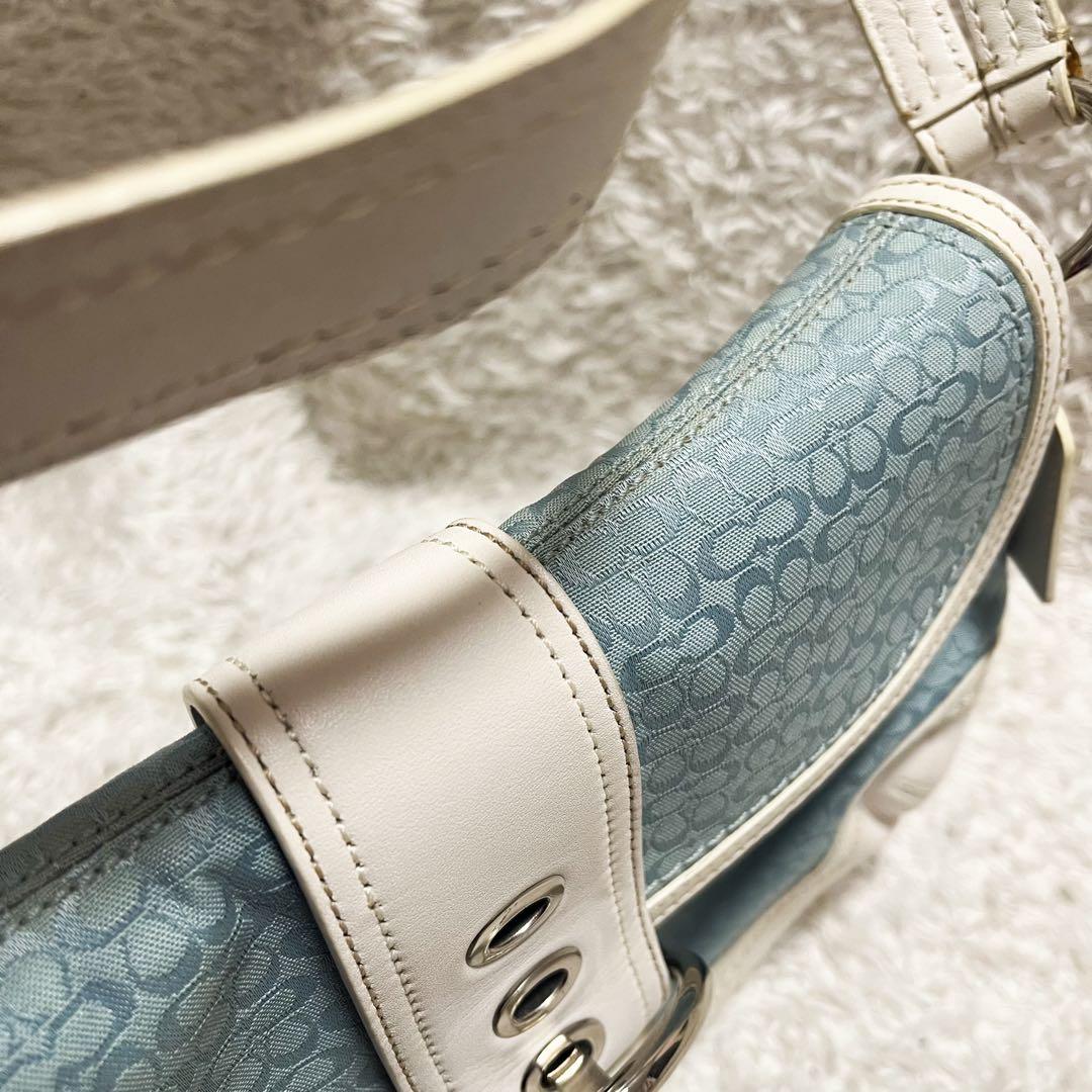Coach Soho ShoulderBag ワンショルダー 水色