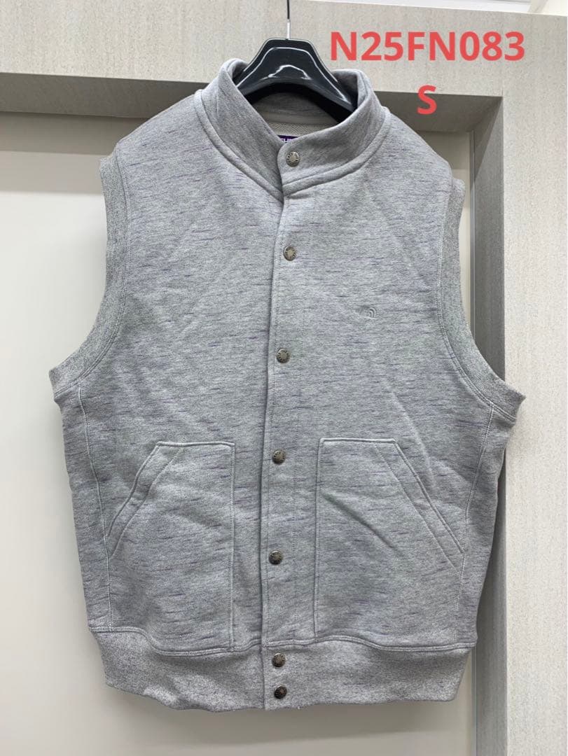 正規使用浅 ノースフェイス パープルレーベル スウェットベスト N25FN083